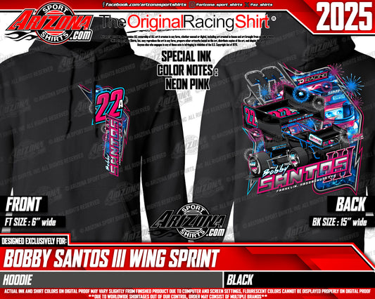 2025 Black Wing Sprint Car Hoodie