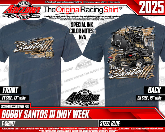 2025 98 Steel Blue Non-Wing Sprint/Silver Crown T-Shirt